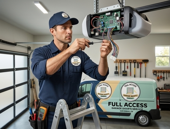 Garage Door Off Track Repair in San Diego
